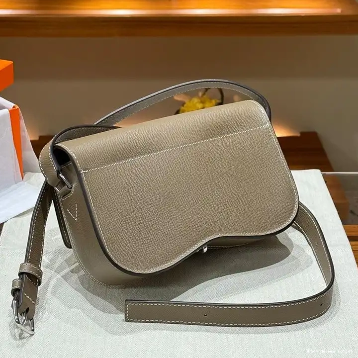 Affordable In Palladium Leather Cavalleria Epsom Hardware Hermes Della Khaki Bag 0505